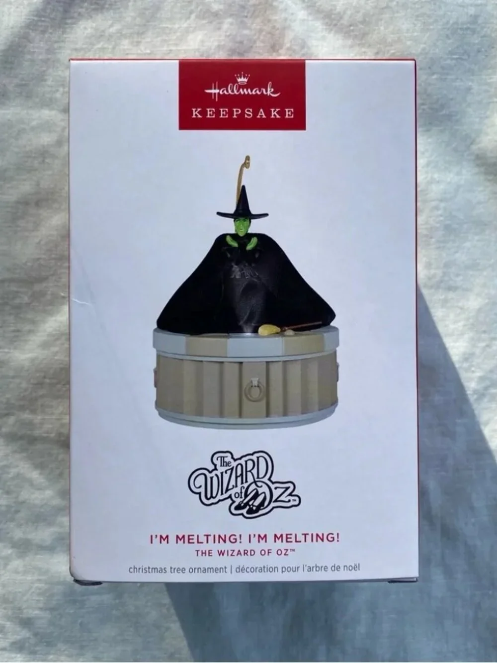 NWT 2025 Hallmark Keepsake Wicked Witch I'm Melting! Wizard of Oz magic ornament
